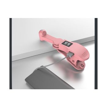 Smart Digital USB Clip on Auto Clicker for Mobile Phone Screen Live Likes - Pink