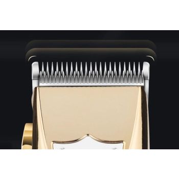 Cordless Hair Clippers for Men Trimmers Set and Barber Clippers for Haircut Beard Trimmer Kit with LCD Display Rechargeable -Gold