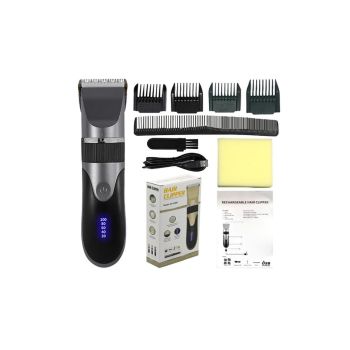 Hair Clippers for Men Professional Cordless Barber Clippers Cutting Mens Hair Trimmer with 4 Guards Mens Cutting Kit -Pink