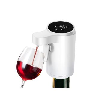 Smart Touch Screen Electric Wine Spirit Dispenser - Black