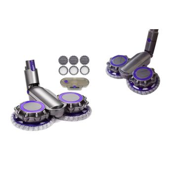 Electric Mop Head Attachment for Dyson V6 V7 V8 V10 V11 -Compatible with the Dyson V7 V8 V10 and V11