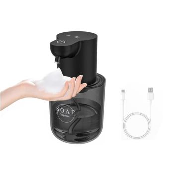400ml Automatic Foaming Soap Dispenser 4 Level Touchless Foam Soap Dispenser -White