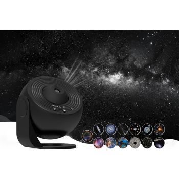 Galaxy Projector for Bedroom 13 Film Discs Projector - White
