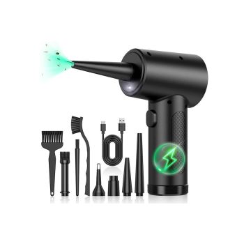 Cordless Electric Air Duster - 51000RPM Handheld Blower for PC Cleaning