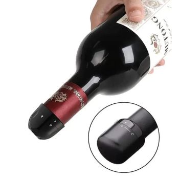 4Pcs Set Wine and Champagne Stopper Leakproof Bottle Sealer Cap