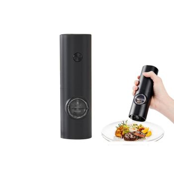 Electric Pepper Grinder Battery Operated Salt Mill Automatic Adjustable Coarseness Peppercorn Grinder