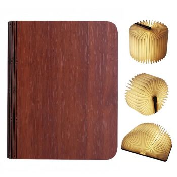 Foldable LED Book Lamp USB Rechargeable Creative Table Lamp Beige