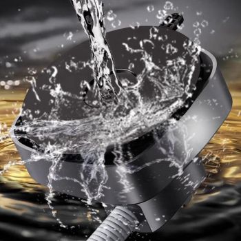 360 Degree Rotation Shower Head Holder with Suction Cup for Bathroom Bathtub Rental Hotel Black