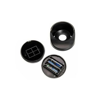 2PCS Rotatable Motion Sensor Lights Battery Operated - Black