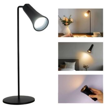 4-in-1 Wireless Touch Control Night Light Multifunctional Desk Lamp Clamp Light Wall Light Emergency Lamp White