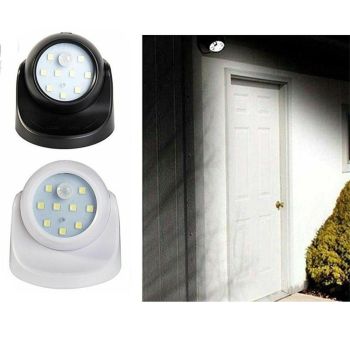 Set of 2Pcs Rotatable Battery Operated Motion Sensor Light -White