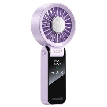 Handheld Foldable High-Speed Fan - Portable for Travel Outdoor Home and Office Off White