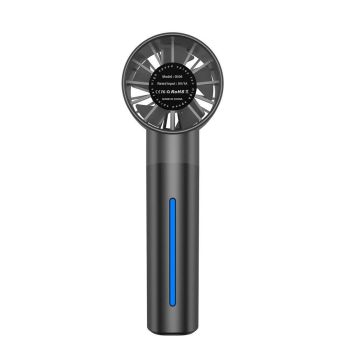 Portable High-Speed USB Mist Fan - Rechargeable Cooling Fan for Travel Office & Home Gray