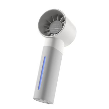 Portable High-Speed USB Mist Fan - Rechargeable Cooling Fan for Travel Office & Home Purple