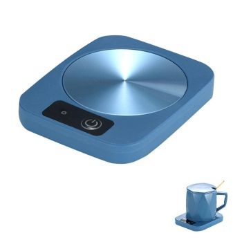 Electric Coffee Mug Warmer Milk Food Hot Plate Cup Warmer for Home Office Pink