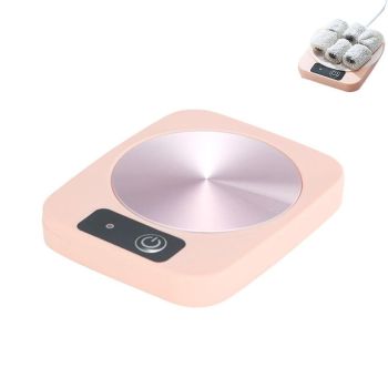 Electric Coffee Mug Warmer Milk Food Hot Plate Cup Warmer for Home Office Blue