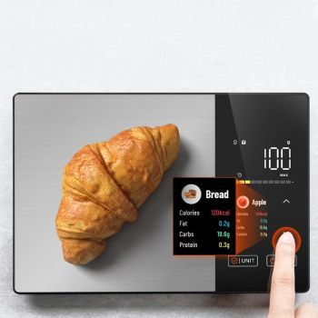Smart Food Kitchen Scale with Nutritional Calculator for Calorie & Macro Tracking