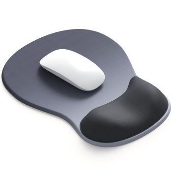 Gel Wrist Rest Mouse Pad Non-Slip Ergonomic Mouse Mat for Computer and Laptop Blue
