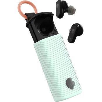 Soft Silicone Case for Skullcandy Dime Evo Wireless Earbuds Black