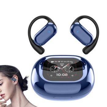 144-Language AI Translating Earbuds Bluetooth Open Ear Headphone Translation Device for Travel Business Learning Black