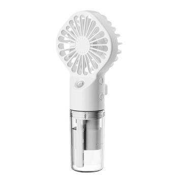 Handheld Misting Fan - Portable Rechargeable Spray Cooling Fan for Home & Office Pink