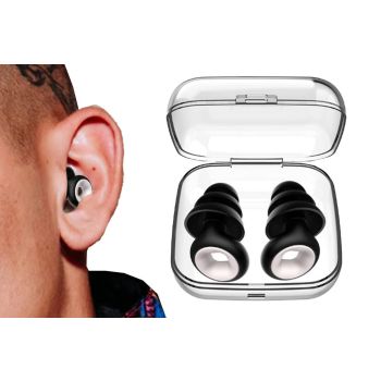 Reusable Hoop Noise Reduction Earplugs Blue