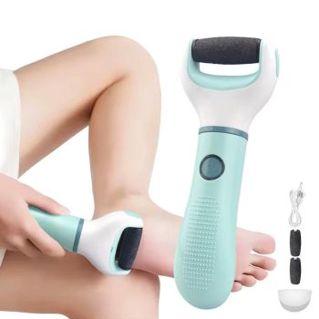 Electric Pedicure Set Foot File Hard Dead Skin Callus Remover Foot Grinder Light Pink