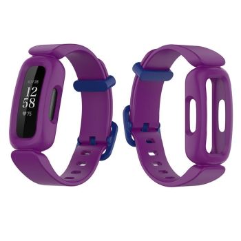 2Pcs For Fitbit Ace 3 Replacement Wristband Silicone Watch Straps Pink