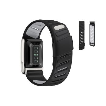 Silicone Sport Band for Whoop 5.0 Waterproof Replacement Wrist Strap Dark Grey