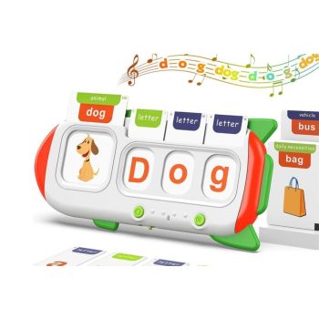 162PCS Phonics Learning Toy Set - Flash Cards Speak & Spell Montessori Educational Game