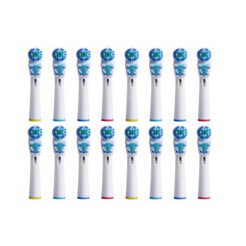 16 Piece Best Double Clean Replacement Brush Heads Compatible With Oral-B