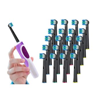 20 Pack Replacement Heads Compatible With Oral B Soft Electric Toothbrush Heads