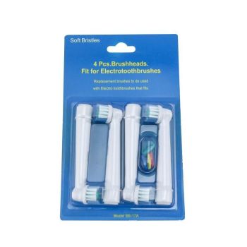 24pcs 3D Whitening Replacement Brush Heads Compatible with Oral-B Toothbrush