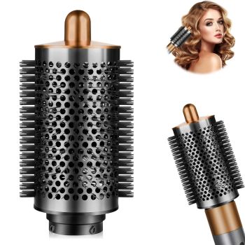 Large Round Volumizing Brush Attachment Compatible with Dyson Airwrap HS01/05/08-Rose