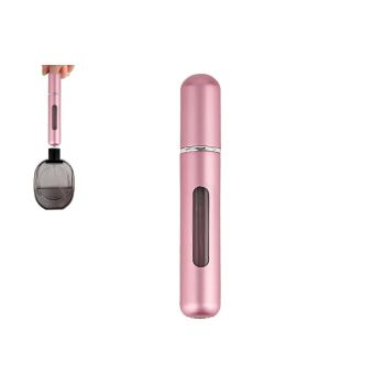 Mini Perfume Spray Pump 8ML Refillable Bottle Atomizer for Travel Outdoor-Silver