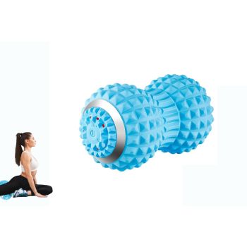 Vibrating Roller Massager Electric Massage Ball Back Foot Muscle Pain Relief-Black