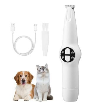2 in 1 Pet Grooming Clippers with Nail Grinder and LED Display
