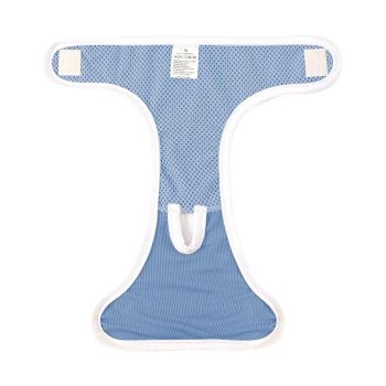 2pcs Dog Diapers Reusable Washable Nappy Wraps Panties for Pets Period Underpants-Blue M