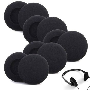 10 PCS Replacement Ear Pads Foam Cushion Covers for Headphones Ear Cushions - XL