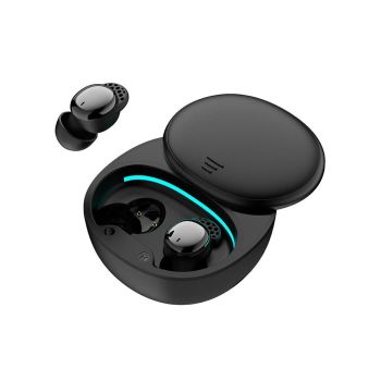 Invisible Sleep Wireless Earphone Bluetooth 5.3 Headphones Hidden Earbuds-Black