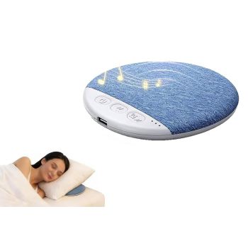 Pillow Speaker with White Noise Portable Bluetooth Speaker for Sleeping-Blue