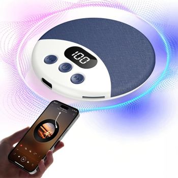 Under Pillow Bluetooth Sleep Speaker Wireless Bone Conduction Speaker-Black