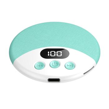 Under Pillow Bluetooth Sleep Speaker Wireless Bone Conduction Speaker-Blue