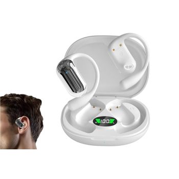 Wireless Earbud Bluetooth Compatible 5.4 Sports Earhook Earphone Earbuds-Khaki