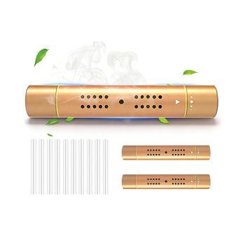 Car Air Vent Clip Air Freshener with Scent Sticks Metal Aroma Diffuser-Black