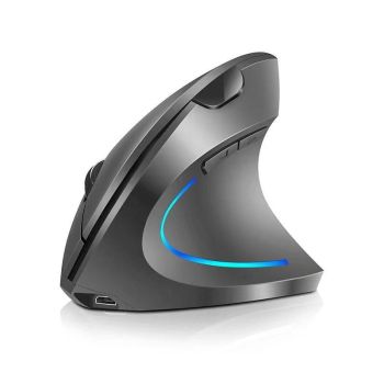 Ergonomic Vertical Mouse 2.4G RGB Wireless Optical Mouse for Computer PC