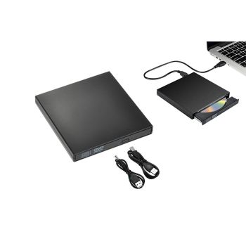 External CD RW Writer Player Protable USB 2.0 Drive for Laptop Notebook PC Desktop Computer-Silver