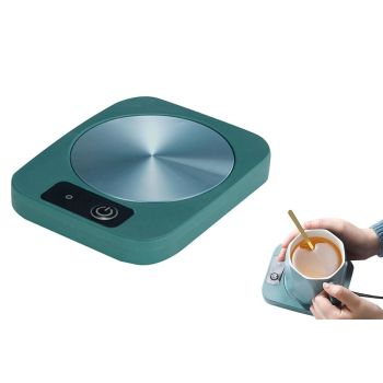 Electric Coffee Mug Warmer USB Cup With 3 Temp Settings-Green