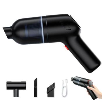 Handheld Car Vacuum Cleaner for Car Home Office Pet-Black