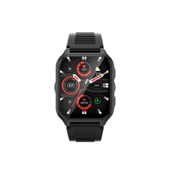 Smart Watch 1.83-Inch Fitness Watch with Heart Rate Sleep Monitor Blood Oxygen Female Physiological Reminders Activity Tracker-Black